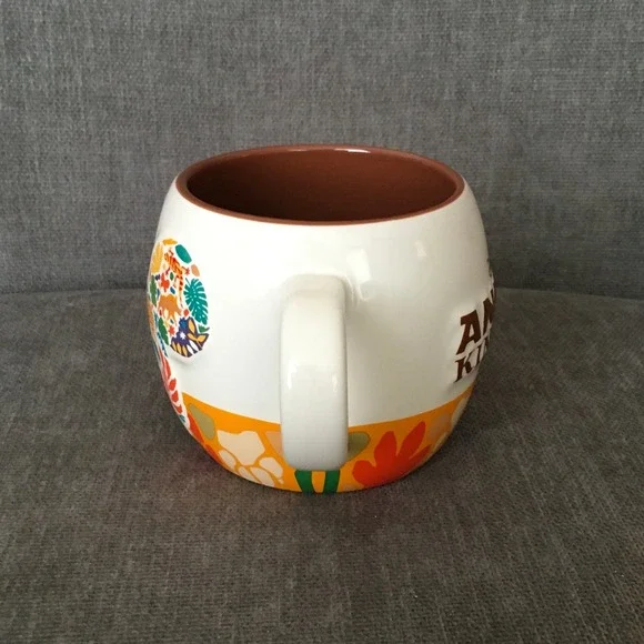 Disney Animal Kingdom‎ Ceramic 17 oz Coffee Mug Rounded Raised Mickey Silhouette - Picture 3 of 6